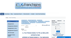 Desktop Screenshot of iltuofranchising.com